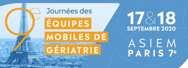 9es Journées des Équipes Mobiles de Gériatrie (Paris) REPORTÉ