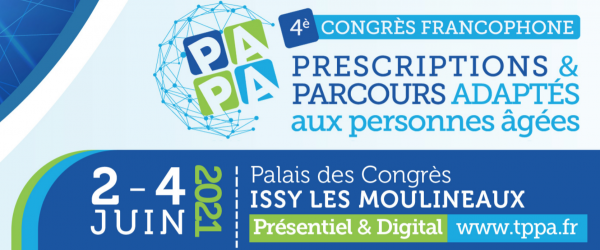 4e Congrès Francophone Prescriptions & Parcours adaptés aux personnes âgées