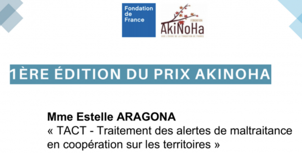 Le 1er Prix Akinoha a été décerné à Estelle Aragona