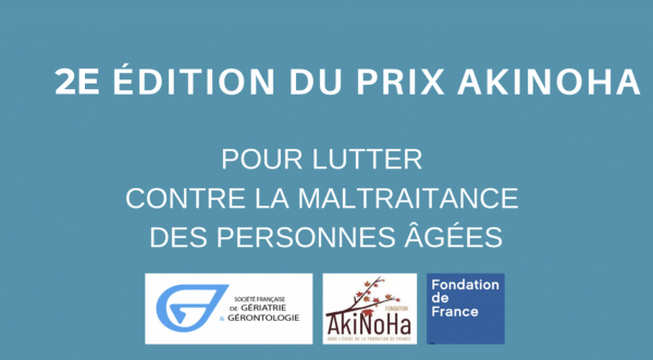 2e édition du Prix Akinoha en partenariat avec la SFGG pour lutter contre la maltraitance des personnes âgées