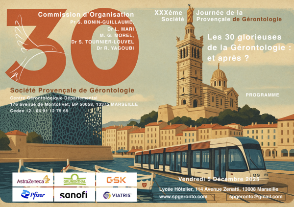 30e Journée de la Société Provençale de Gérontologie
