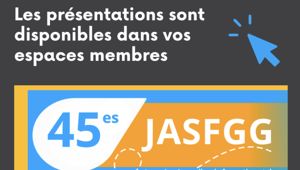 JASFGG 2025 : les présentations sont disponibles dans vos espaces membres
