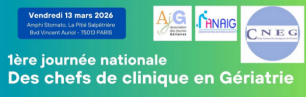 1ère Journée nationale des Chefs de Clinique en Gériatrie